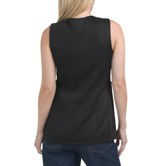 BELLE VERE Black Tailored Vest - Picture 2 of 2